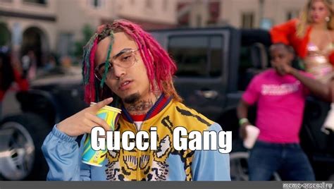 gucci gang edm banger|gucci gang memes.